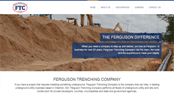 Desktop Screenshot of fergusontrenching.com